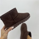 stivaletti in simil camoscio platform